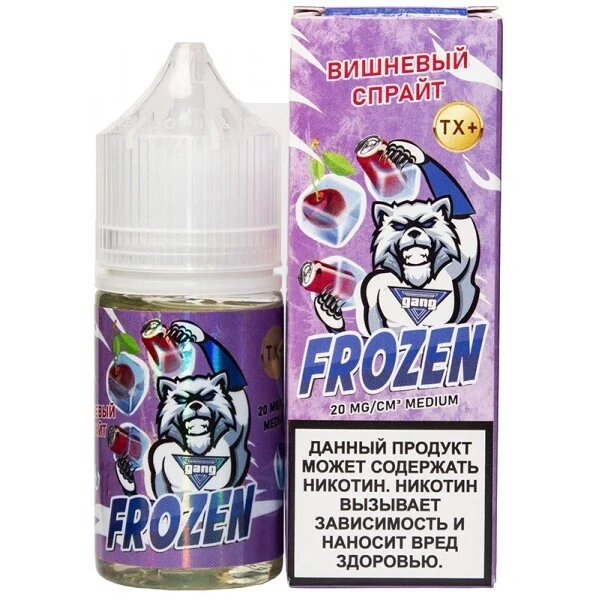 Жидкость Gang Frozen Salt Вишневый Спрайт 30Мл 20 Ultra Hard