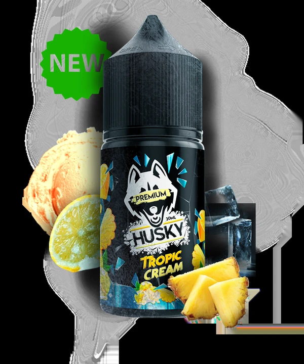 Жидкость Husky Premium Strong Tropic Cream (Сливочное Мороженное из Лимона Ананас со Льдом) 30 мл