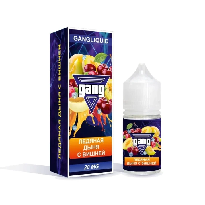 Жидкость Gang Gangliquid Ледяная Дыня с Вишней 30Мл 20