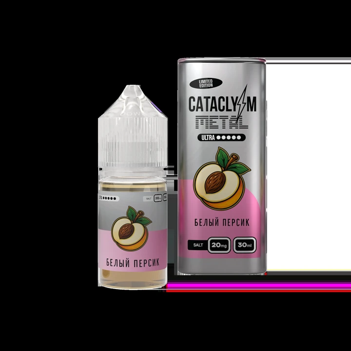 Жидкость Cataclysm Metal Salt 20 мг Белый Персик 30 мл