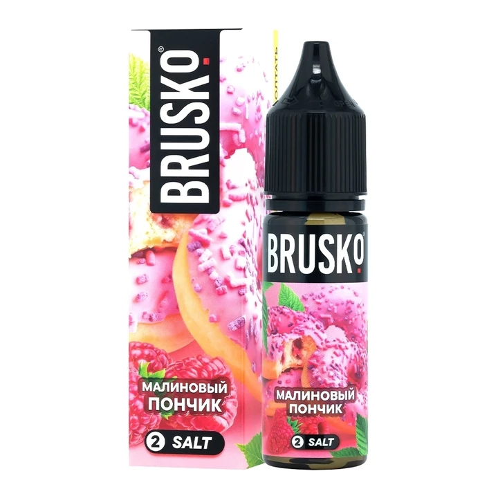 Жидкость Brusko Salt Малиновый Пончик 35Ml 20 Ultra