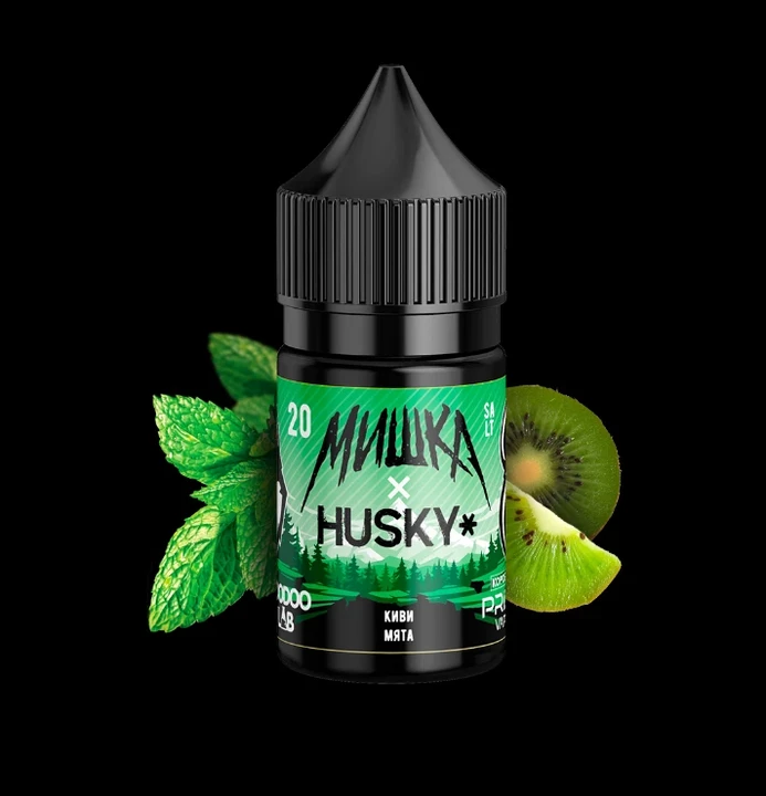 Жидкость Мишка x Husky Strong Киви Мята 30 мл