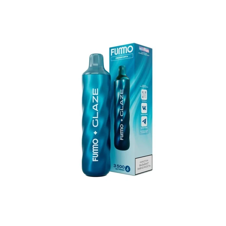 ЭСДН Fummo Glaze 3500 затяжек - Свежая Мята