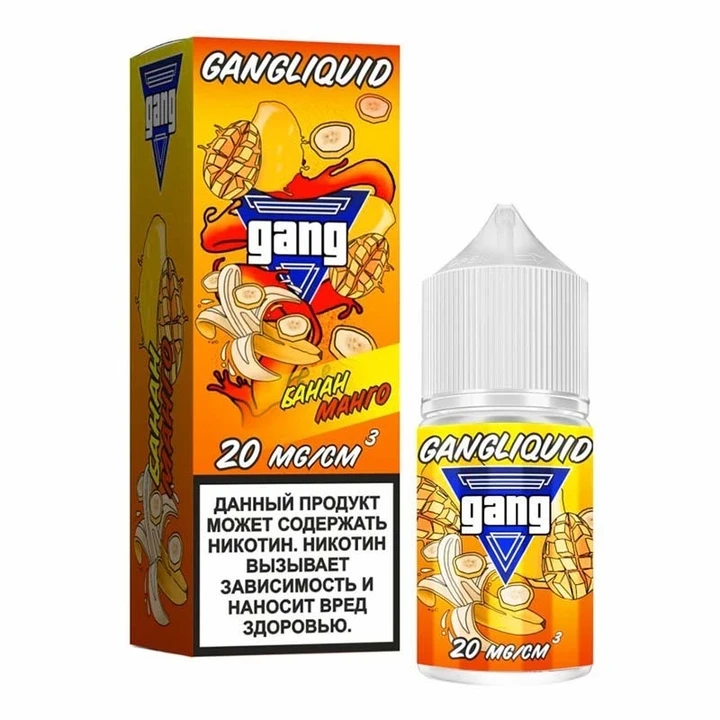 Жидкость Gang Salt Банан Манго 30Мл 20