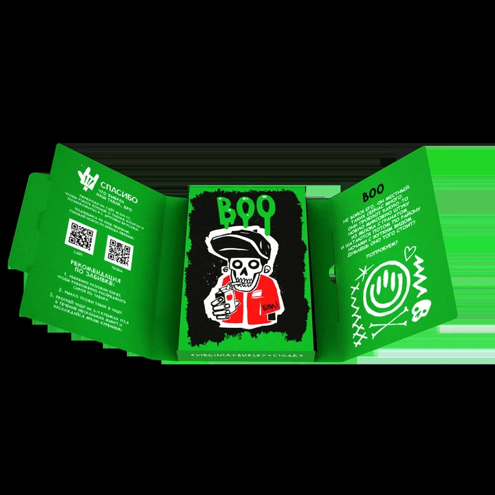 Табак для кальяна Хулиган Hard Boo (Яблоко Гранат) 25 гр