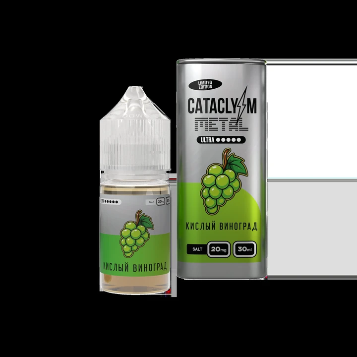 Жидкость Cataclysm Metal Salt 20 мг Кислый Виноград 30 мл