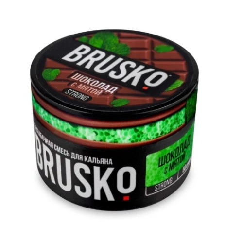 Brusko 50 гр. Strong шоколад с мятой