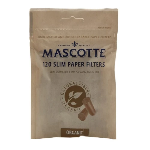 MASCOTTE сиг.фильтры Slim Filters (Organic) X-Long 6mm (120x10)
