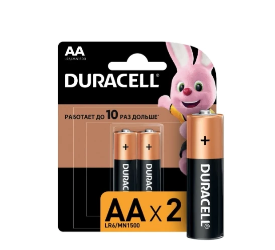 DURACELL Батарейки АА 2шт CN