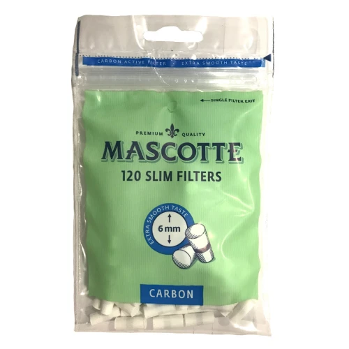MASCOTTE сиг.фильтры Slim Filters Carbon 6mm (120x20)