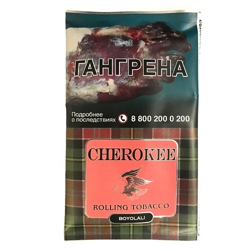 Табак курительный тонкорезаный CHEROKEE Boyolali/1 кор. х 40 кис. х 25 г