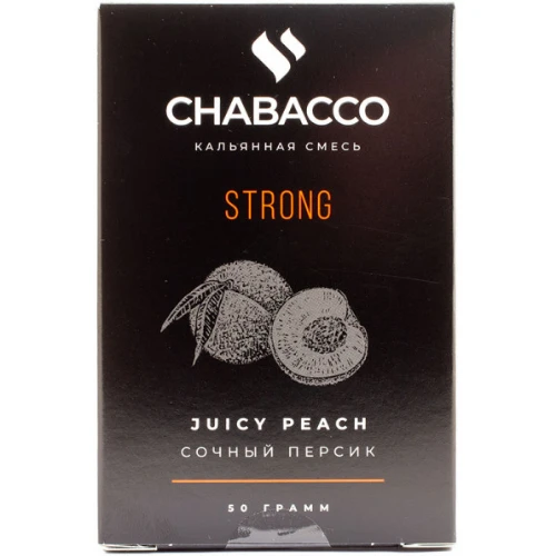 Chabacco 50 гр. "Juicy Peach" (Сочный Персик) Strong