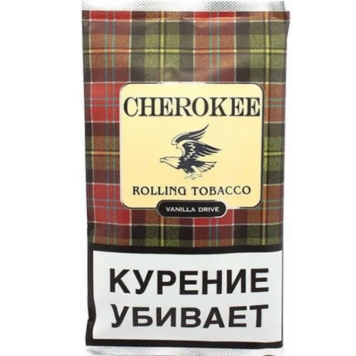 ТАБАК курительный тонкорезаный CHEROKEE Ванилла драйв, кисет 25 г