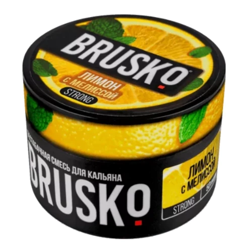 Brusko 50 гр. Strong лимон с мелисой