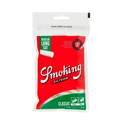 Фильтры самокруток SMOKING REG CLASSIC*100 ДЛИННЫЕ